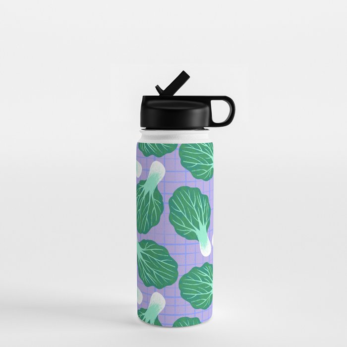 Bokchoy Pattern Water Bottle Gallery Image 1