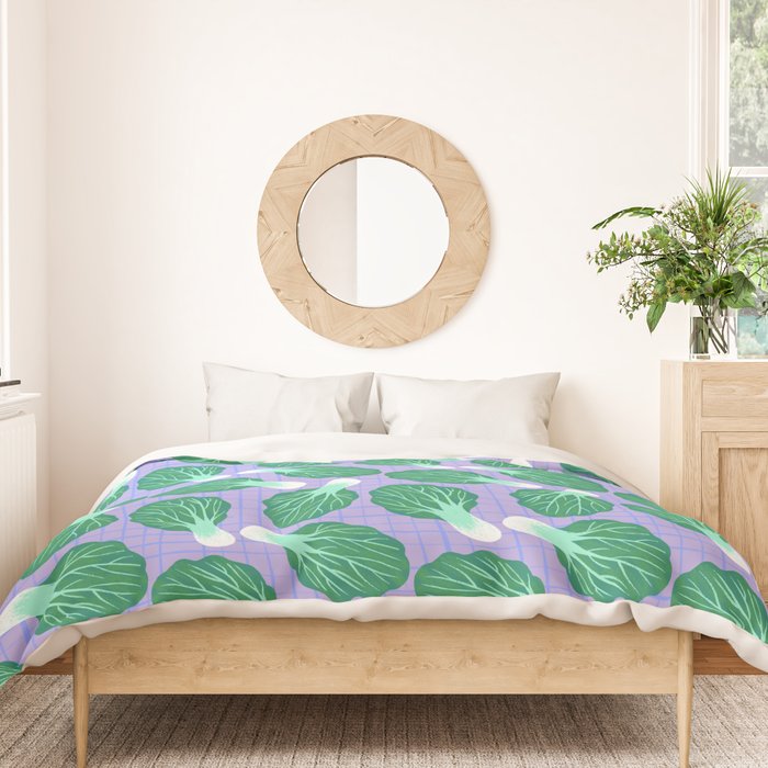 Bokchoy Pattern Duvet Cover Gallery Image 3