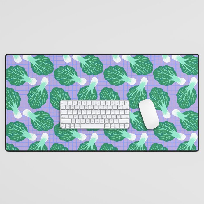 Bokchoy Pattern Desk Mat Gallery Image 1