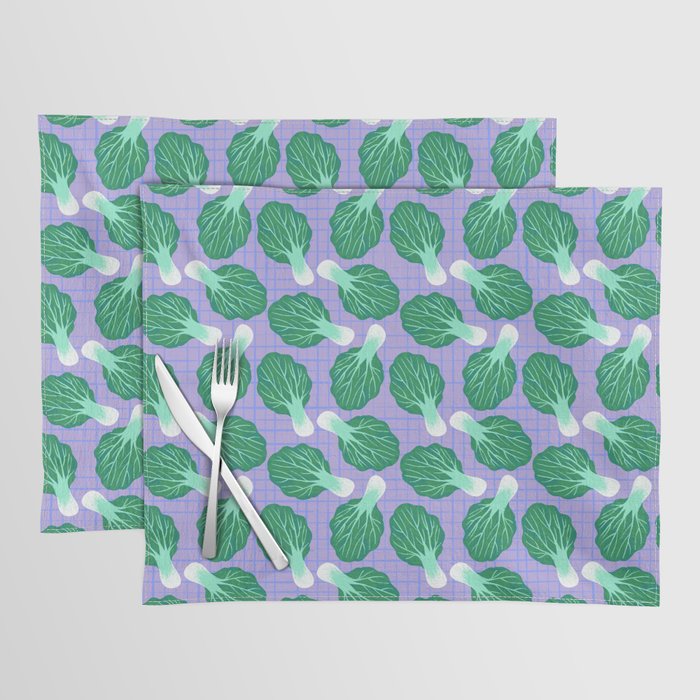 Bokchoy Pattern Placemat Gallery Image 1