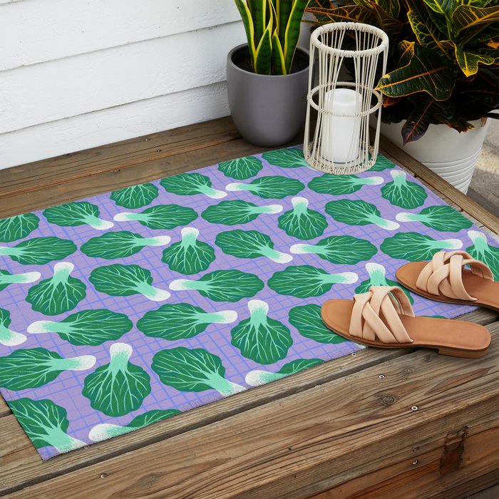 Bokchoy Pattern Outdoor Rug Gallery Image 2