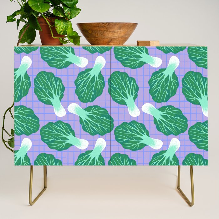 Bokchoy Pattern Credenza Gallery Image 1