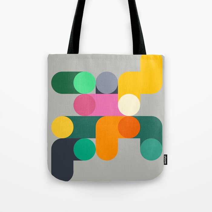 Modern Geometric 85B Tote Bag Gallery Image 1
