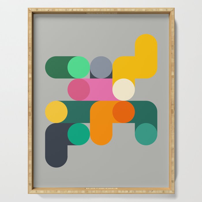 Modern Geometric 85B Serving Tray Gallery Image 1