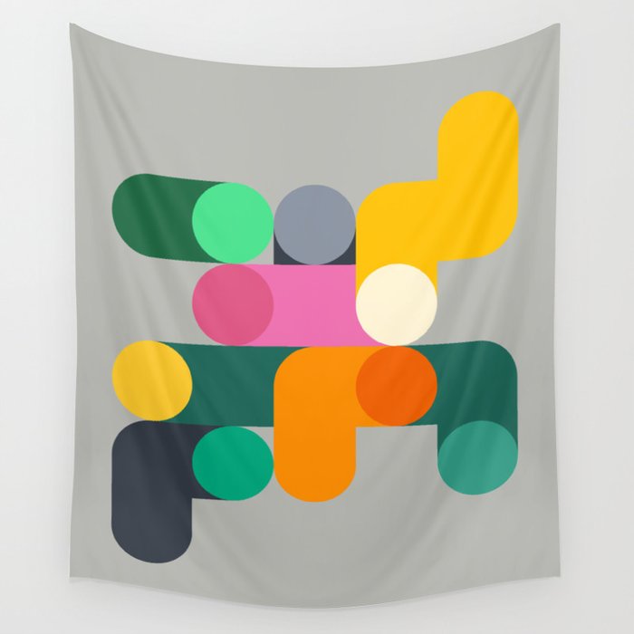 Modern Geometric 85B Wall Tapestry Gallery Image 4