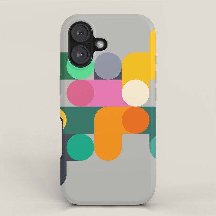 Modern Geometric 85B iPhone Case Gallery Image 1