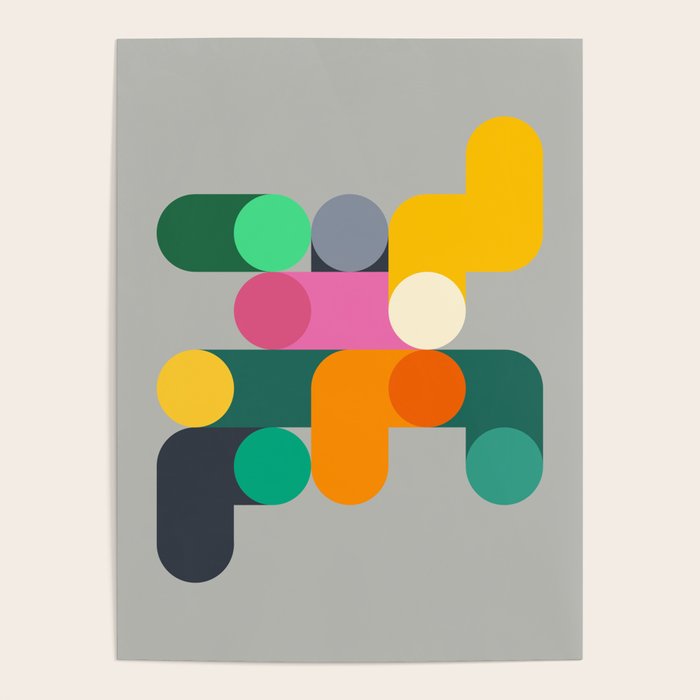 Modern Geometric 85B Poster Gallery Image 4