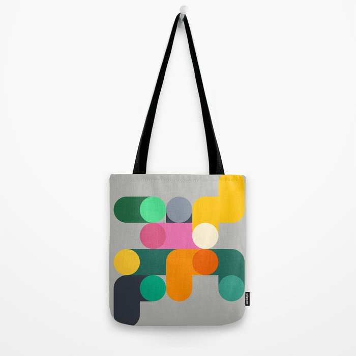 Modern Geometric 85B Tote Bag Gallery Image 2