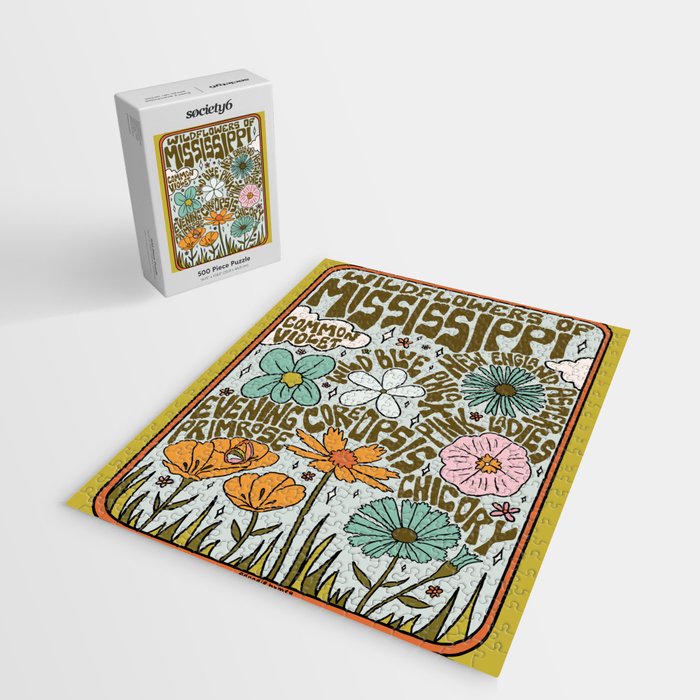 Mississippi Wildflowers Jigsaw Puzzle Gallery Image 2