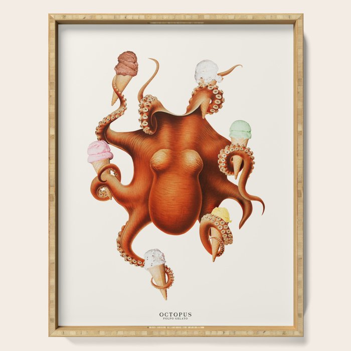 ICE CREAM OCTOPUS Serving Tray Gallery Image 1