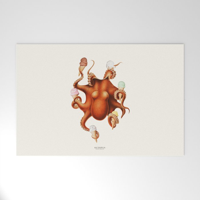 ICE CREAM OCTOPUS Welcome Mat Gallery Image 1