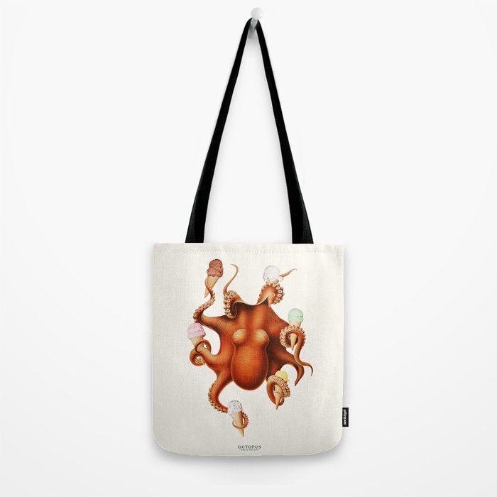 ICE CREAM OCTOPUS Tote Bag Gallery Image 2