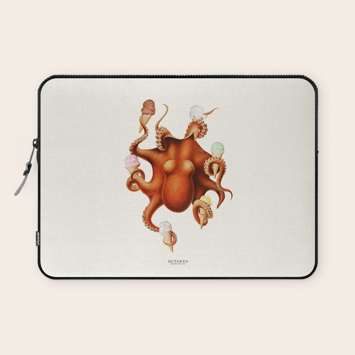 ICE CREAM OCTOPUS Laptop Sleeve Gallery Image 1