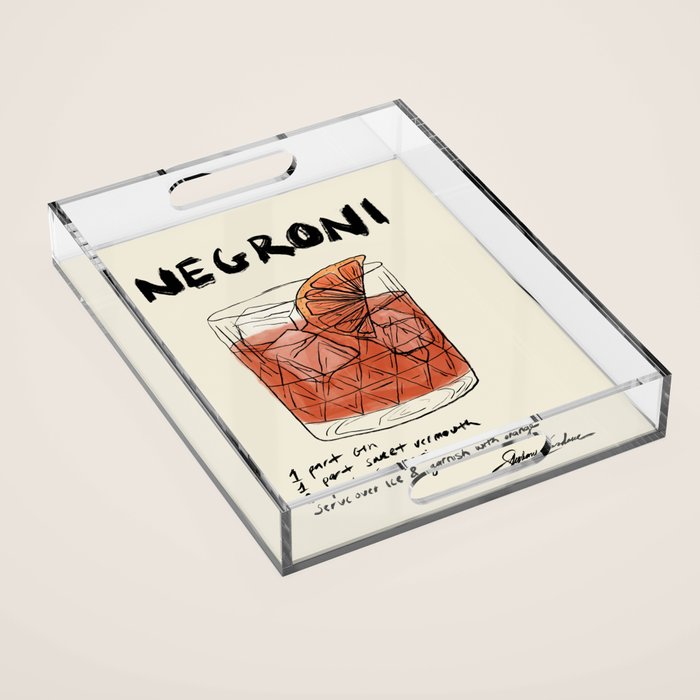 Negroni Acrylic Tray Gallery Image 1