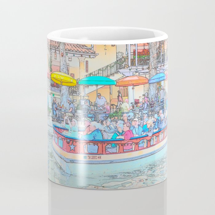 Ride Down The River - San Antonio, Texas Coffee Mug Gallery Image 4