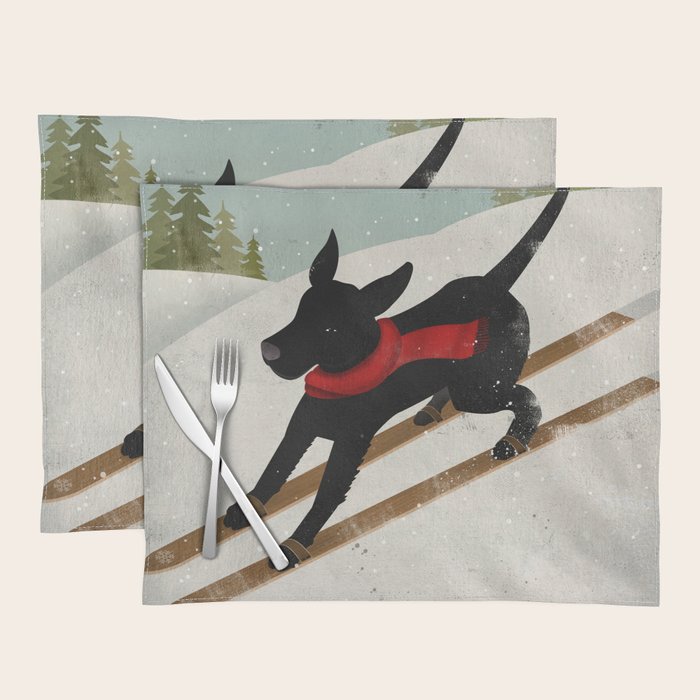 Black Dog Ski Co. Placemat Gallery Image 1