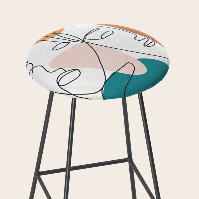 Abstract Faces 29 Stool Gallery Image 2