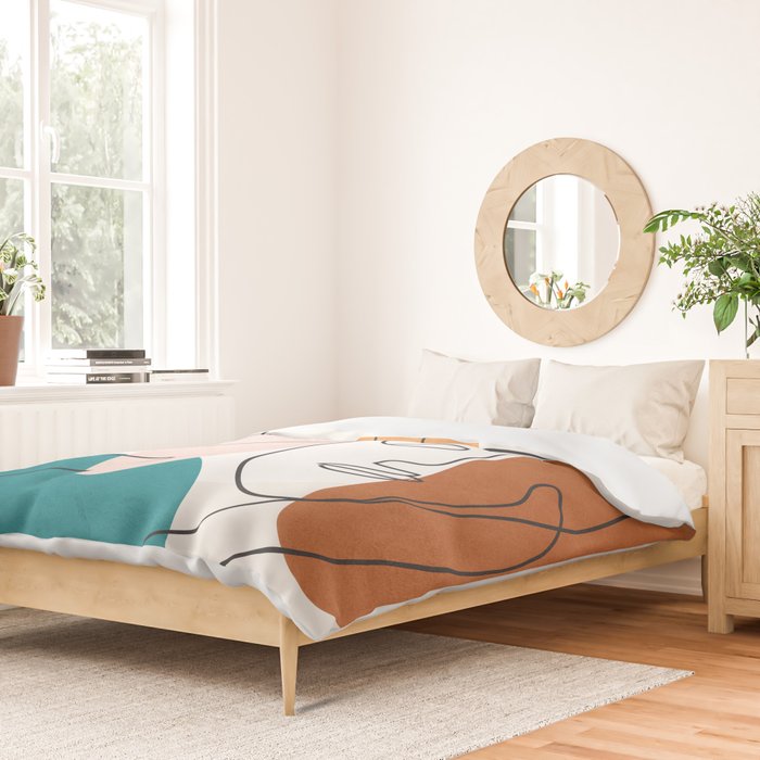 Abstract Faces 29 Duvet Cover Gallery Image 2
