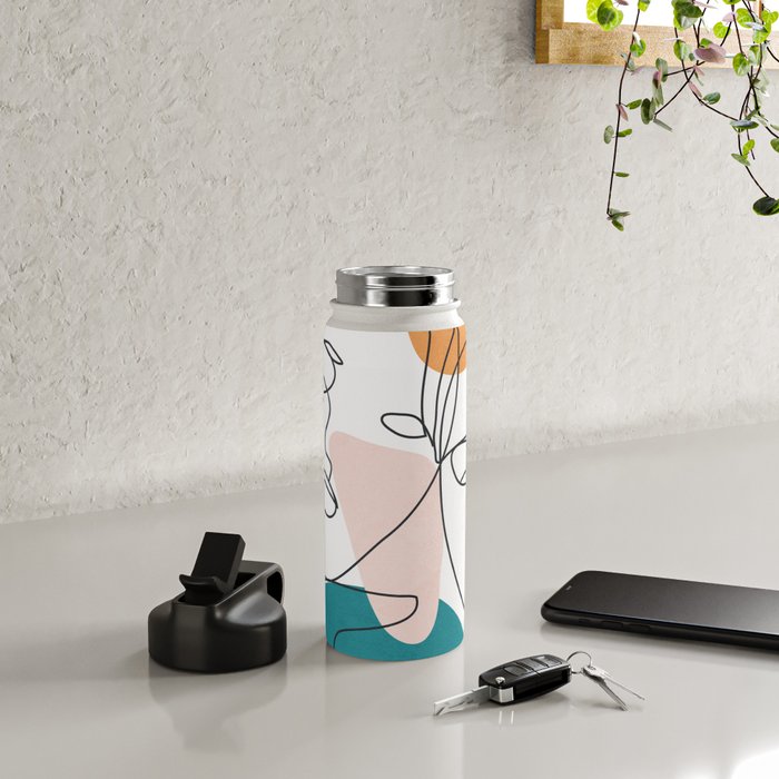 Abstract Faces 29 Water Bottle Gallery Image 4
