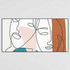 Abstract Faces 29 Desk Mat Gallery Image 3