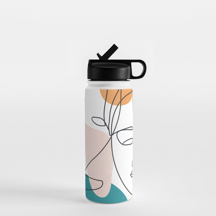 Abstract Faces 29 Water Bottle Gallery Image 1