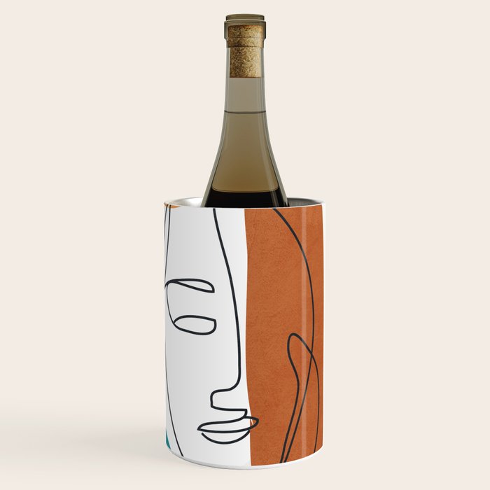 Abstract Faces 29 Wine Chiller Gallery Image 3