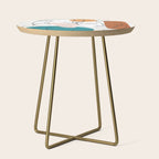 Abstract Faces 29 Side Table Gallery Image 1