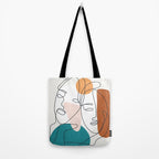 Abstract Faces 29 Tote Bag Gallery Image 2
