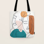 Abstract Faces 29 Tote Bag Gallery Image 1