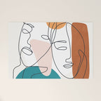 Abstract Faces 29 Welcome Mat Gallery Image 1