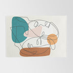 Abstract Faces 29 Rug Gallery Image 2