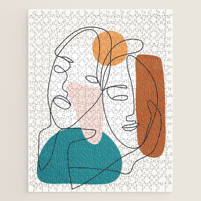 Abstract Faces 29 Jigsaw Puzzle Gallery Image 1
