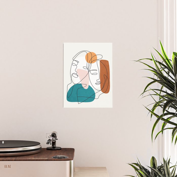 Abstract Faces 29 Poster Gallery Image 2