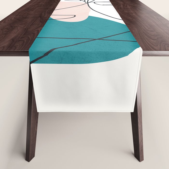 Abstract Faces 29 Table Runner Gallery Image 1