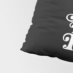 This Must Be The Place - Black & White Pillow Sham Gallery Image 4