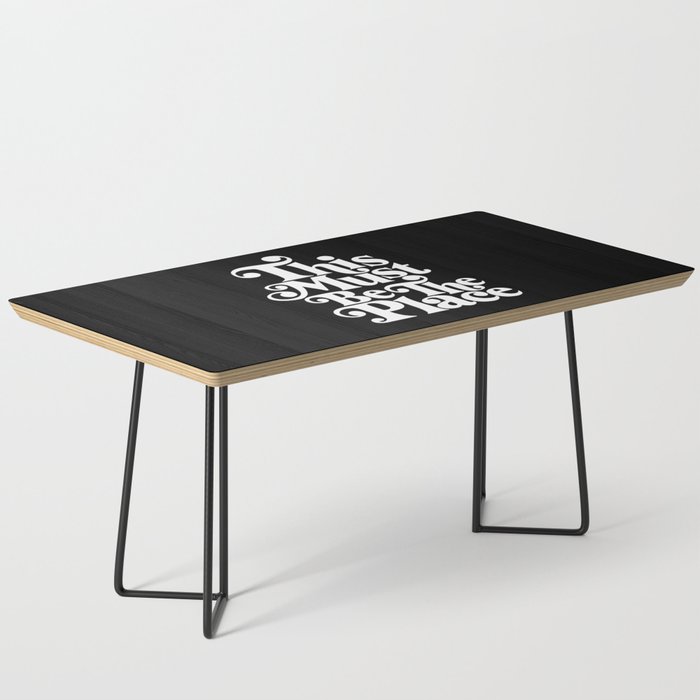 This Must Be The Place - Black & White Coffee Table Gallery Image 1