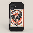 The Amazing Lady Bat iPhone Case Gallery Image 1