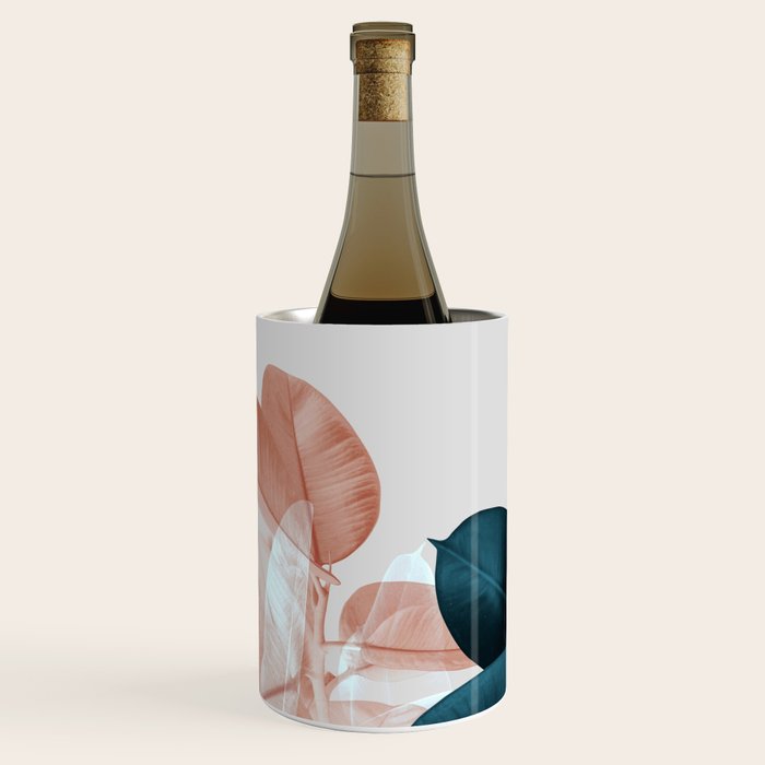 Blush & Blue Leaves Wine Chiller Gallery Image 1