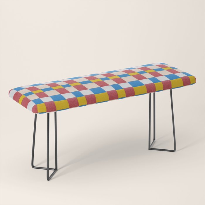 Paper Weaving Pattern #2 Bench Gallery Image 1