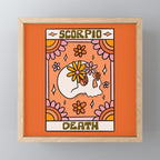 Scorpio Tarot Card Mini Art Print Gallery Image 1