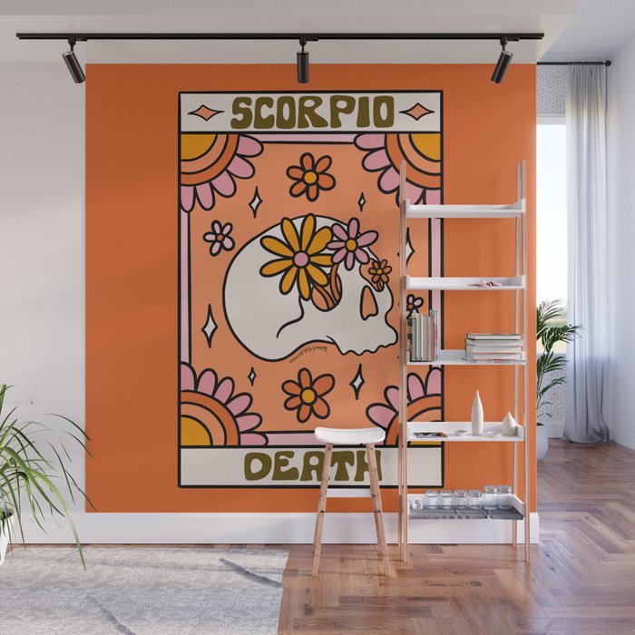 Scorpio Tarot Card Wall Mural Gallery Image 1