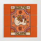 Scorpio Tarot Card Wood Wall Art Gallery Image 1