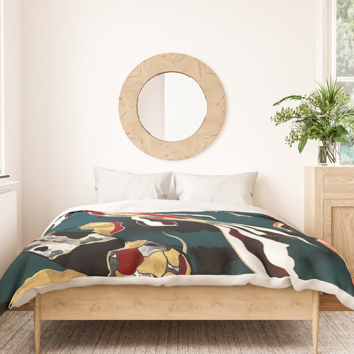 Metallic Koi Duvet Cover Gallery Image 3