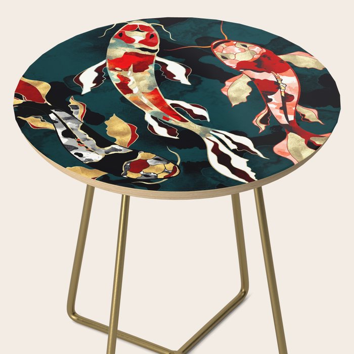 Metallic Koi Side Table Gallery Image 2