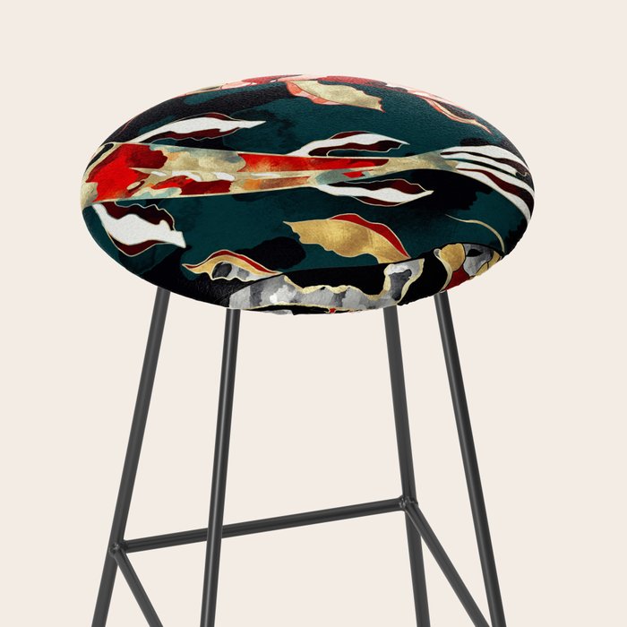 Metallic Koi Stool Gallery Image 2