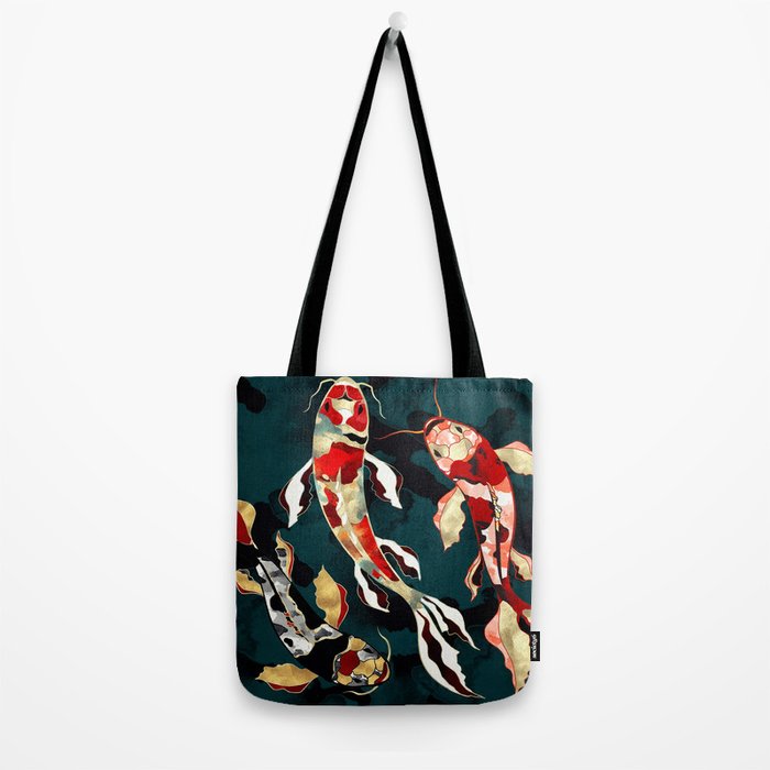 Metallic Koi Tote Bag Gallery Image 2