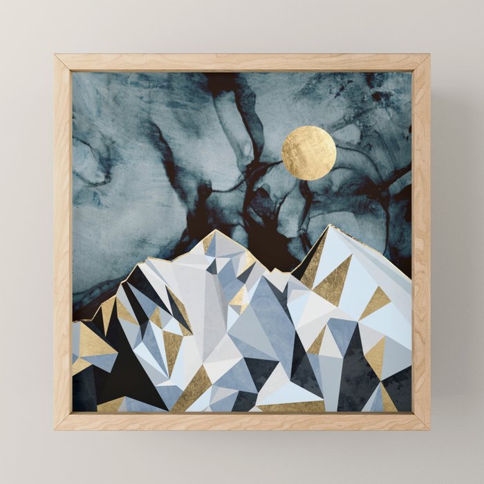 Midnight Peaks Mini Art Print Gallery Image 1