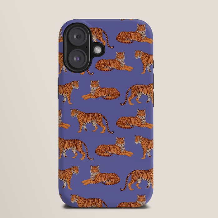 Tigers - Very Peri iPhone Case Gallery Image 9