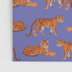 Tigers - Very Peri Poster Gallery Image 3