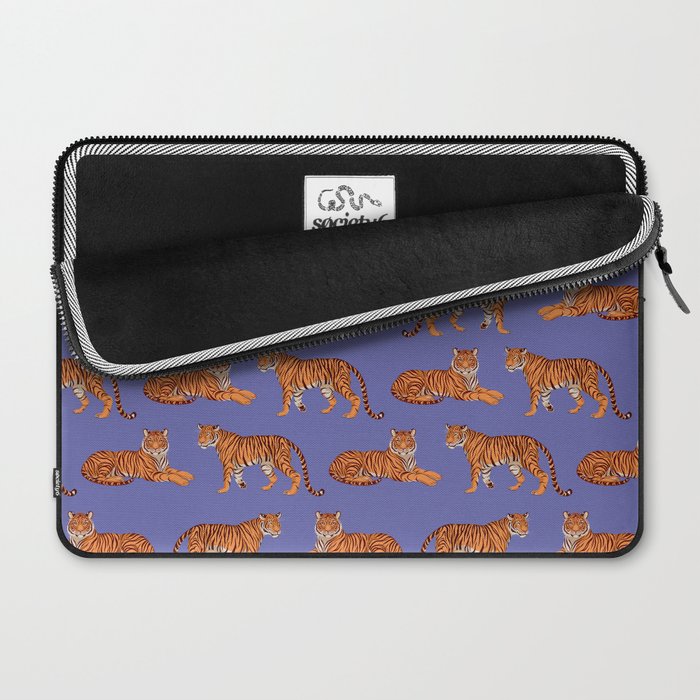 Tigers - Very Peri Laptop Sleeve Gallery Image 2